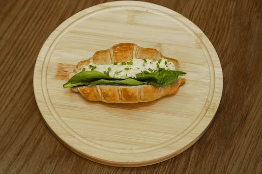 Petite Savoury Croissant - Spinach, Chives & Eggs