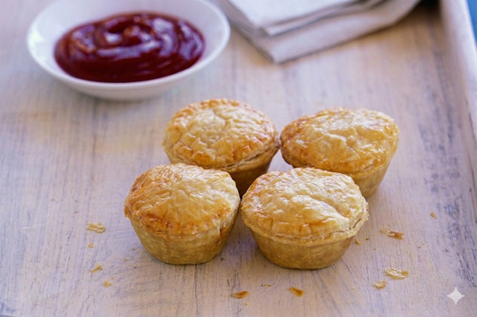 Petite Savoury Pie - Mince & Cheese